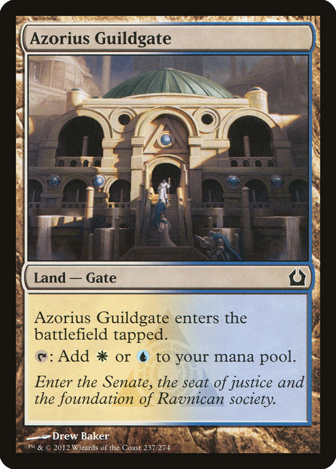 Azorius Guildgate [Return to Ravnica] | Play N Trade Winnipeg