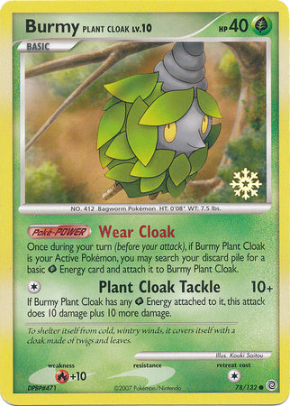 Burmy Plant Cloak (78/132) [Countdown Calendar Promos] | Play N Trade Winnipeg