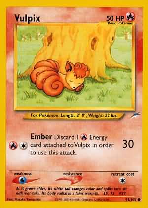 Vulpix (91/105) [Neo Destiny Unlimited] | Play N Trade Winnipeg