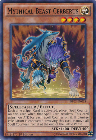 Mythical Beast Cerberus [BP03-EN018] Common | Play N Trade Winnipeg