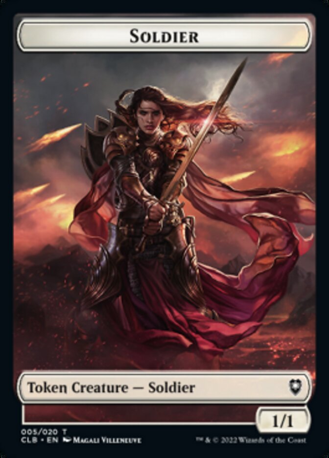 Treasure // Soldier Double-sided Token [Commander Legends: Battle for Baldur's Gate Tokens] | Play N Trade Winnipeg