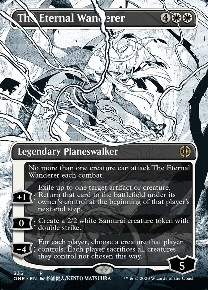 The Eternal Wanderer (Borderless Manga) [Phyrexia: All Will Be One] | Play N Trade Winnipeg