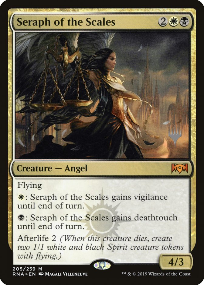 Seraph of the Scales (Promo Pack) [Ravnica Allegiance Promos] | Play N Trade Winnipeg