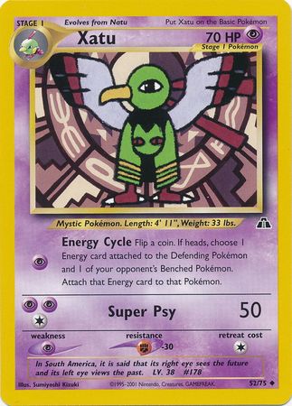 Xatu (52/75) [Neo Discovery Unlimited] | Play N Trade Winnipeg