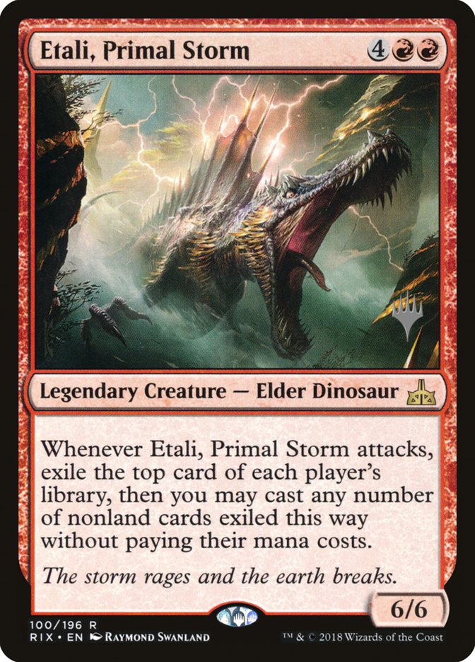 Etali, Primal Storm (Promo Pack) [Rivals of Ixalan Promos] | Play N Trade Winnipeg