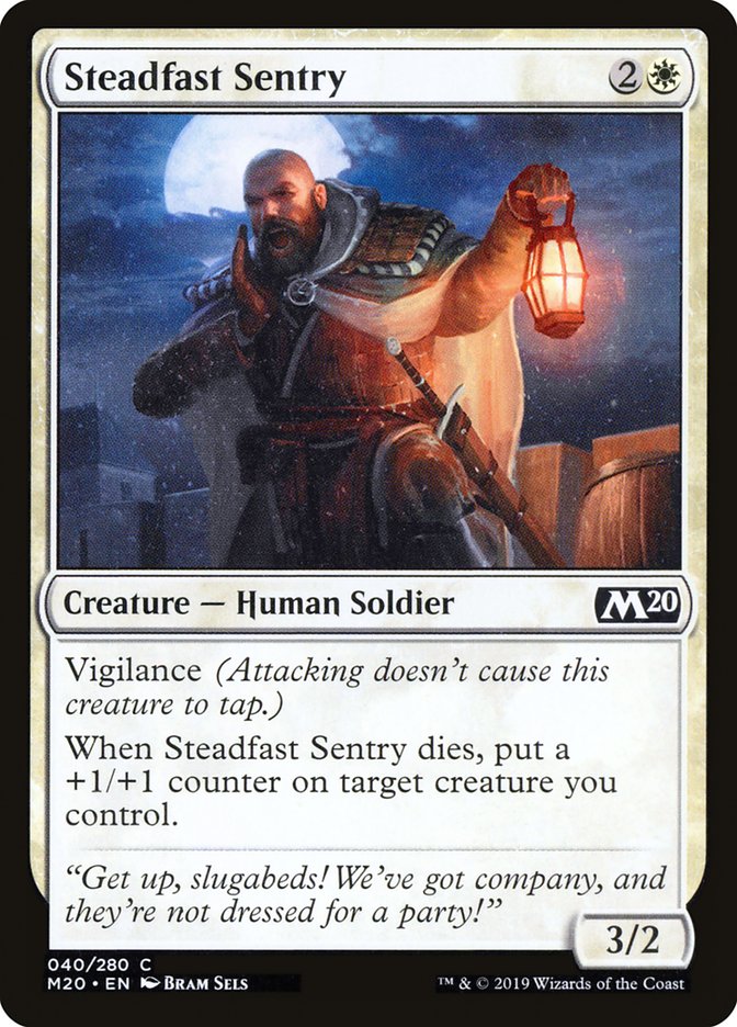 Steadfast Sentry [Core Set 2020] | Play N Trade Winnipeg