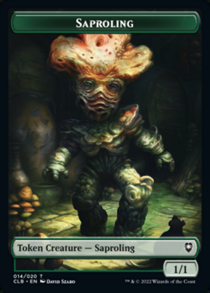 Saproling Token [Commander Legends: Battle for Baldur's Gate Tokens] | Play N Trade Winnipeg