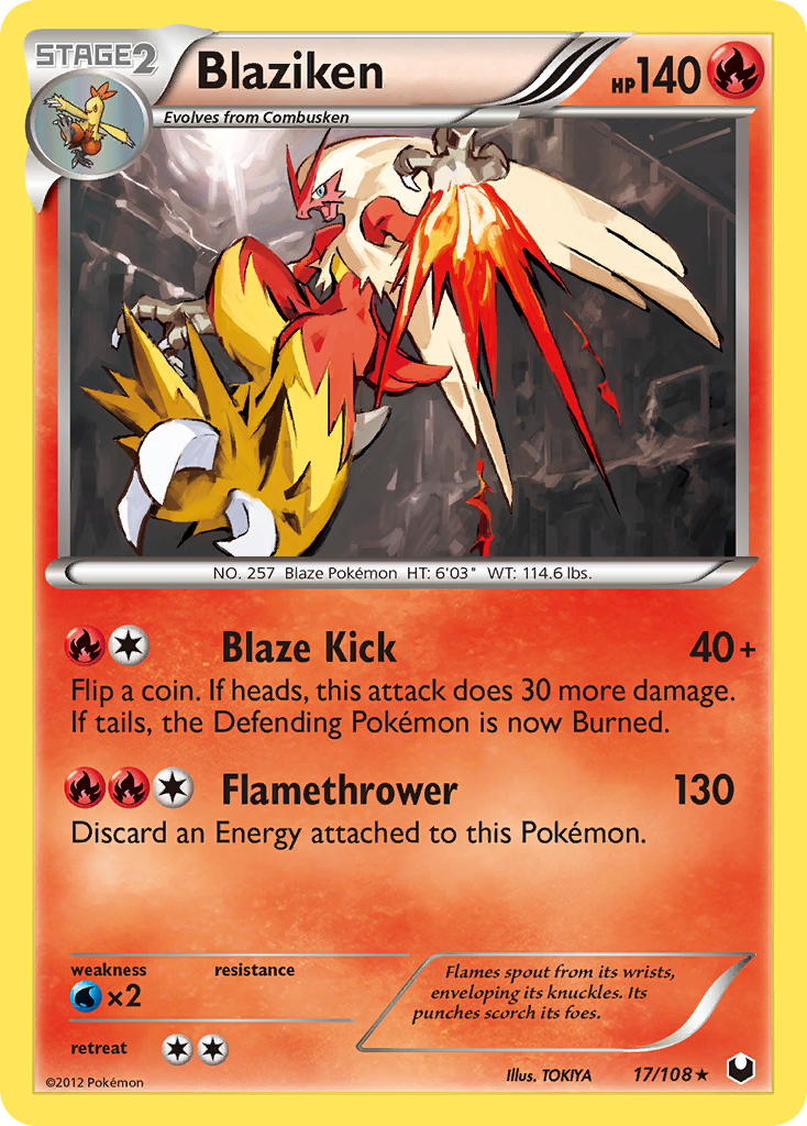 Blaziken (17/108) [Black & White: Dark Explorers] | Play N Trade Winnipeg