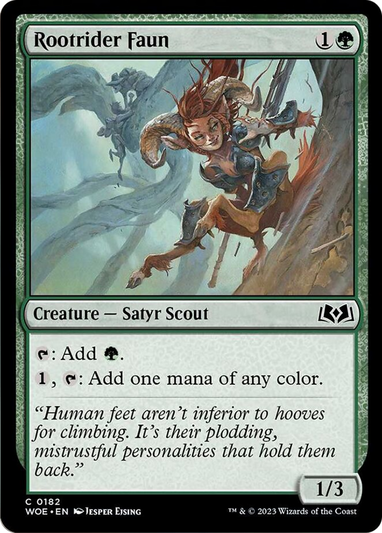 Rootrider Faun [Wilds of Eldraine] | Play N Trade Winnipeg