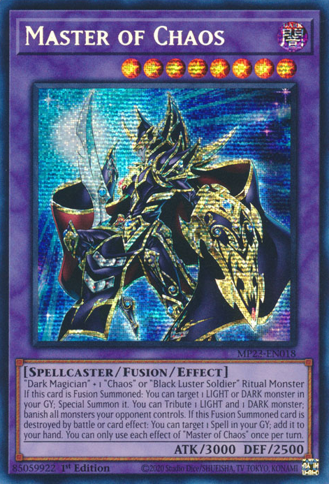 Master of Chaos [MP23-EN018] Prismatic Secret Rare | Play N Trade Winnipeg