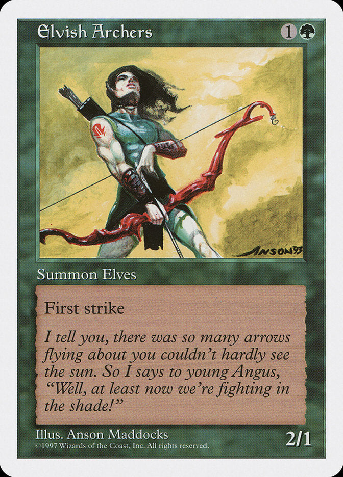 Elvish Archers [Fifth Edition] | Play N Trade Winnipeg