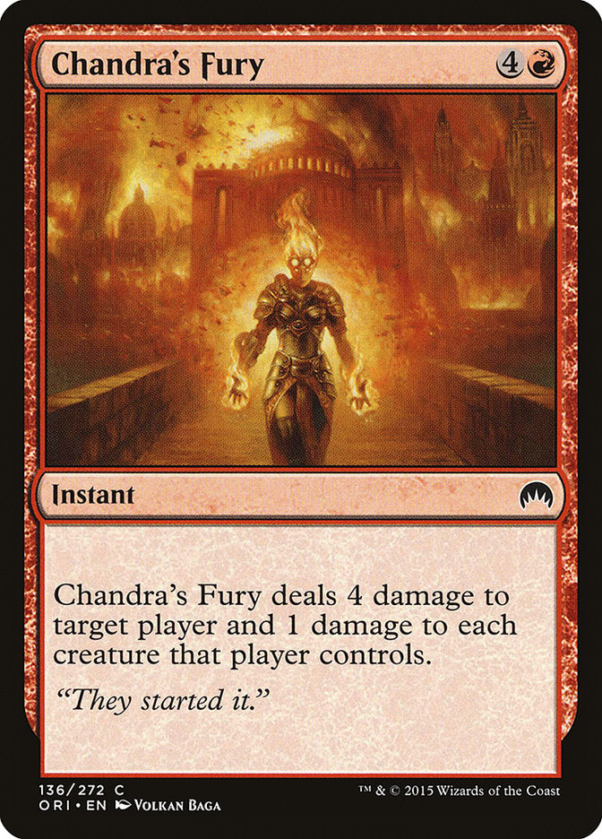 Chandra's Fury [Magic Origins] | Play N Trade Winnipeg