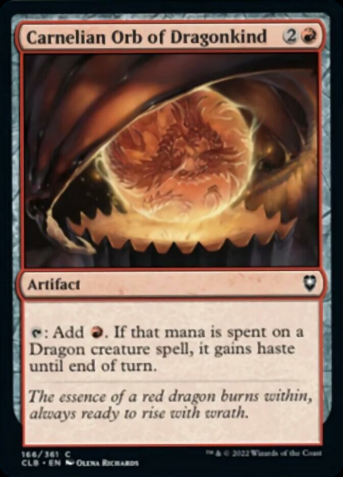 Carnelian Orb of Dragonkind [Commander Legends: Battle for Baldur's Gate] | Play N Trade Winnipeg