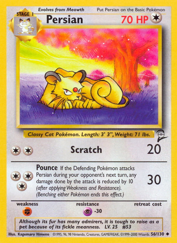 Persian (56/130) [Base Set 2] | Play N Trade Winnipeg