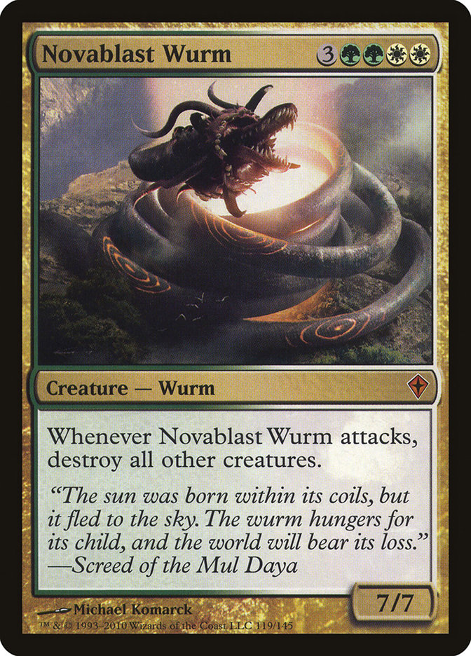 Novablast Wurm [Worldwake] | Play N Trade Winnipeg