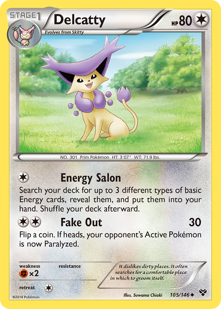 Delcatty (105/146) [XY: Base Set] | Play N Trade Winnipeg