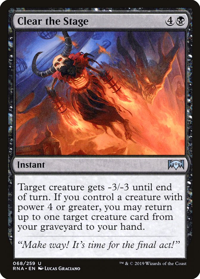 Clear the Stage [Ravnica Allegiance] | Play N Trade Winnipeg