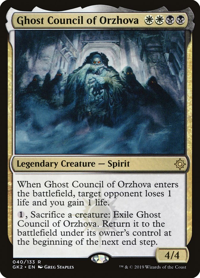 Ghost Council of Orzhova [Ravnica Allegiance Guild Kit] | Play N Trade Winnipeg