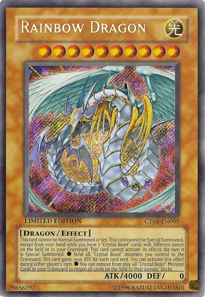 Rainbow Dragon [CT04-EN005] Secret Rare | Play N Trade Winnipeg