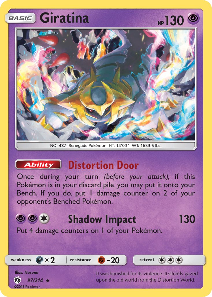 Giratina (97/214) (Theme Deck Exclusive) [Sun & Moon: Lost Thunder] | Play N Trade Winnipeg