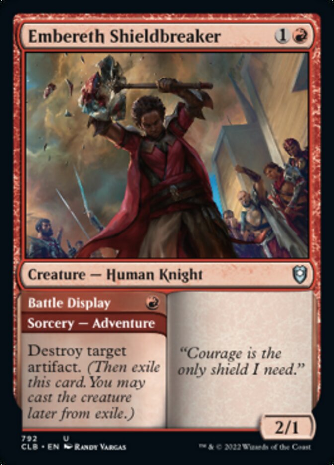 Embereth Shieldbreaker // Battle Display [Commander Legends: Battle for Baldur's Gate] | Play N Trade Winnipeg