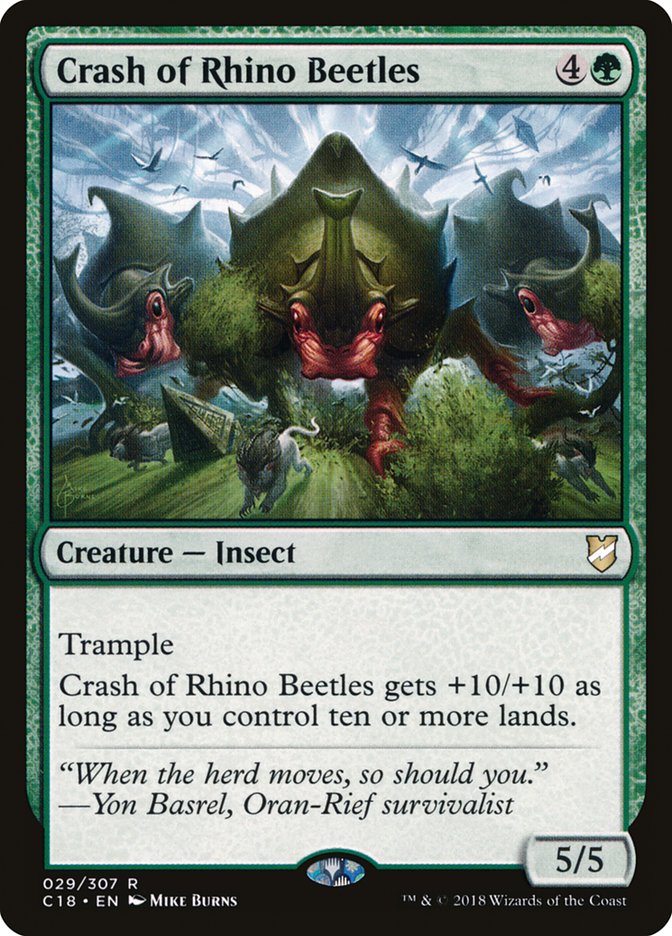 Crash of Rhino Beetles [Commander 2018] | Play N Trade Winnipeg
