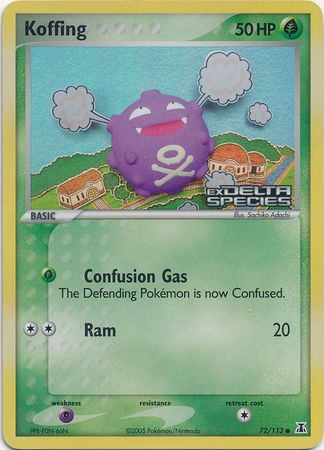 Koffing (72/113) (Stamped) [EX: Delta Species] | Play N Trade Winnipeg