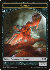 Horror // Zombie (016/036) Double-sided Token [Commander 2014 Tokens] | Play N Trade Winnipeg