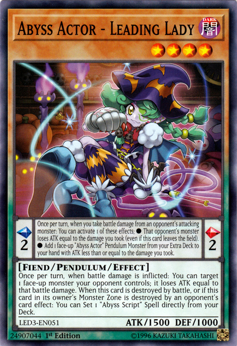 Abyss Actor - Leading Lady [LED3-EN051] Common | Play N Trade Winnipeg