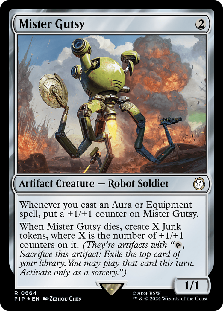 Mister Gutsy (Surge Foil) [Fallout] | Play N Trade Winnipeg