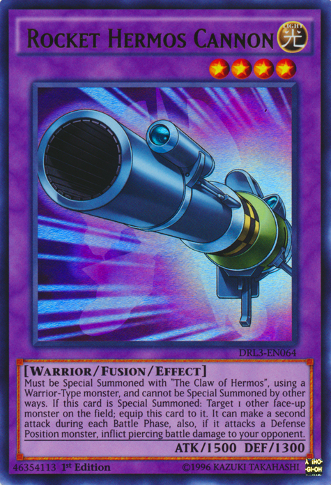 Rocket Hermos Cannon [DRL3-EN064] Ultra Rare | Play N Trade Winnipeg