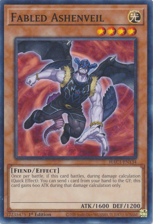 Fabled Ashenveil (Duel Terminal) [HAC1-EN134] Common | Play N Trade Winnipeg