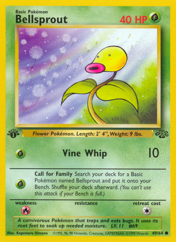 Bellsprout (49/64) [Jungle 1st Edition] | Play N Trade Winnipeg