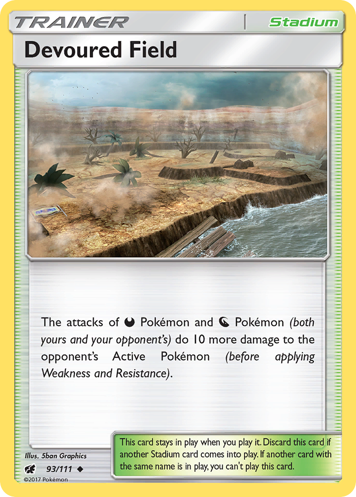 Devoured Field (93/111) [Sun & Moon: Crimson Invasion] | Play N Trade Winnipeg