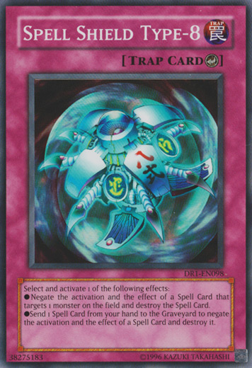 Spell Shield Type-8 [DR1-EN098] Super Rare | Play N Trade Winnipeg