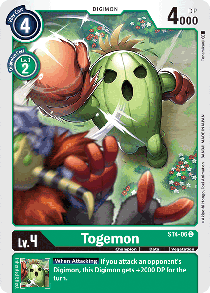 Togemon [ST4-06] [Starter Deck: Giga Green] | Play N Trade Winnipeg