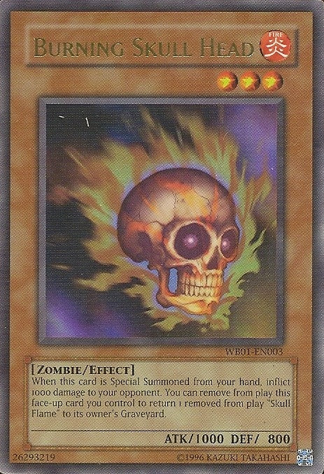 Burning Skull Head [WB01-EN003] Super Rare | Play N Trade Winnipeg