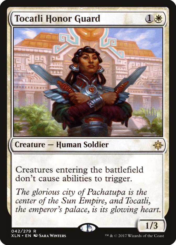 Tocatli Honor Guard (Promo Pack) [Ixalan Promos] | Play N Trade Winnipeg