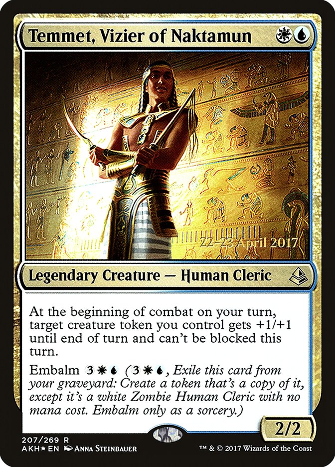 Temmet, Vizier of Naktamun  [Amonkhet Prerelease Promos] | Play N Trade Winnipeg