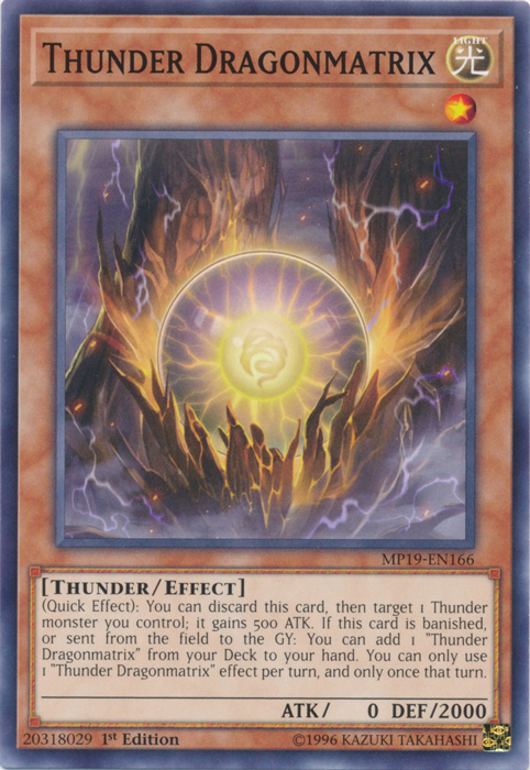 Thunder Dragonmatrix [MP19-EN166] Common | Play N Trade Winnipeg