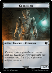 Human Noble // Cyberman Double-Sided Token [Doctor Who Tokens] | Play N Trade Winnipeg