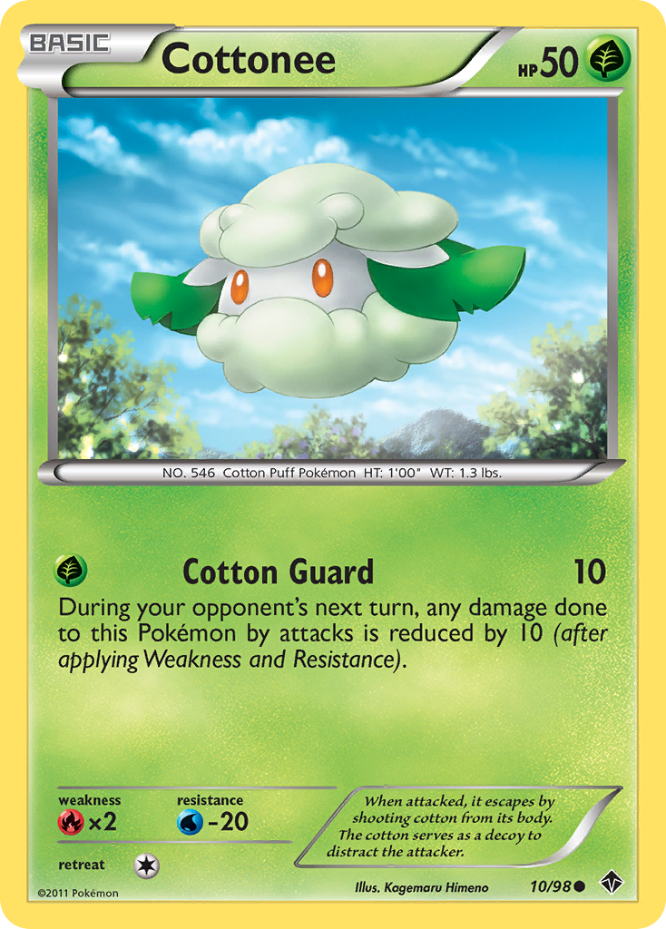 Cottonee (10/98) [Black & White: Emerging Powers] | Play N Trade Winnipeg