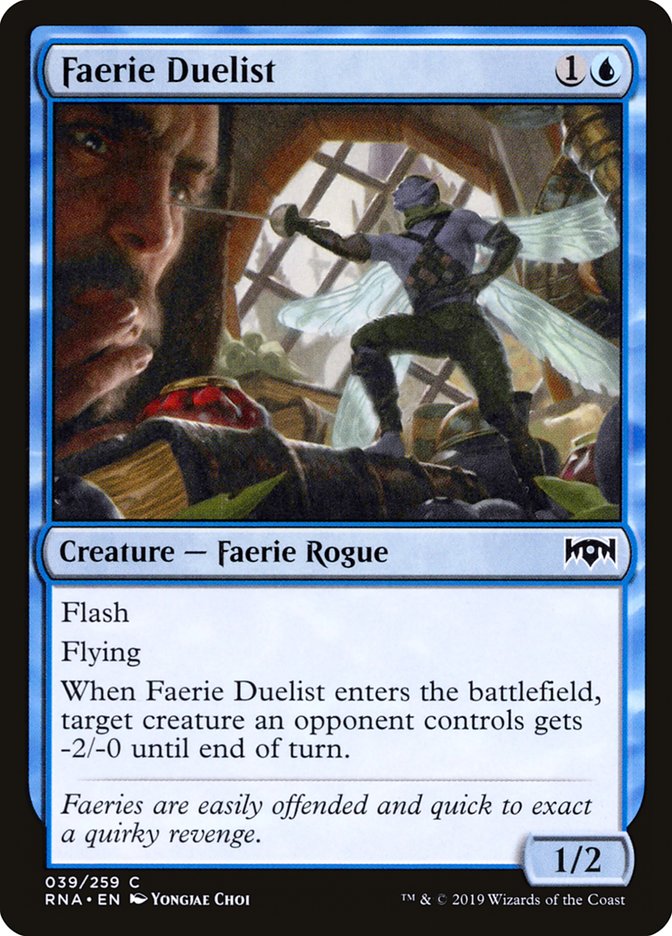 Faerie Duelist [Ravnica Allegiance] | Play N Trade Winnipeg