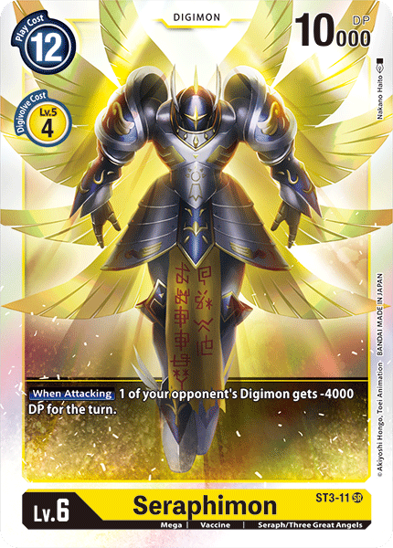 Seraphimon [ST3-11] [Starter Deck: Heaven's Yellow] | Play N Trade Winnipeg