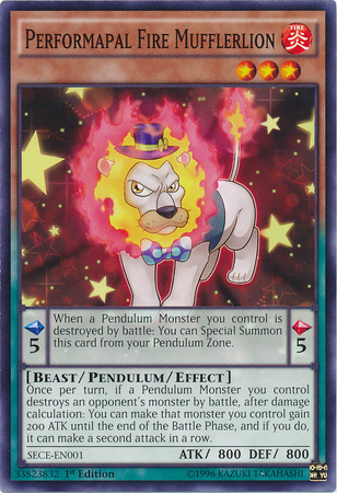 Performapal Fire Mufflerlion [SECE-EN001] Common | Play N Trade Winnipeg