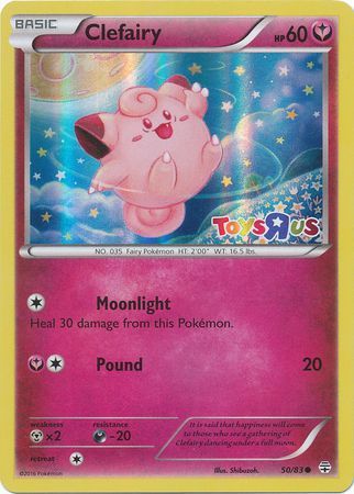 Clefairy (50/83) (Toys R Us Promo) [XY: Generations] | Play N Trade Winnipeg