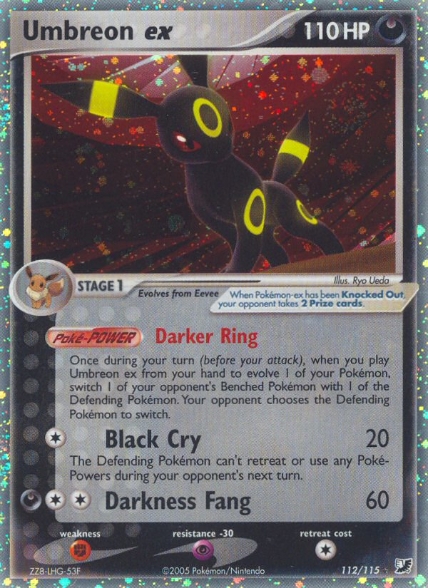 Umbreon ex (112/115) [EX: Unseen Forces] | Play N Trade Winnipeg