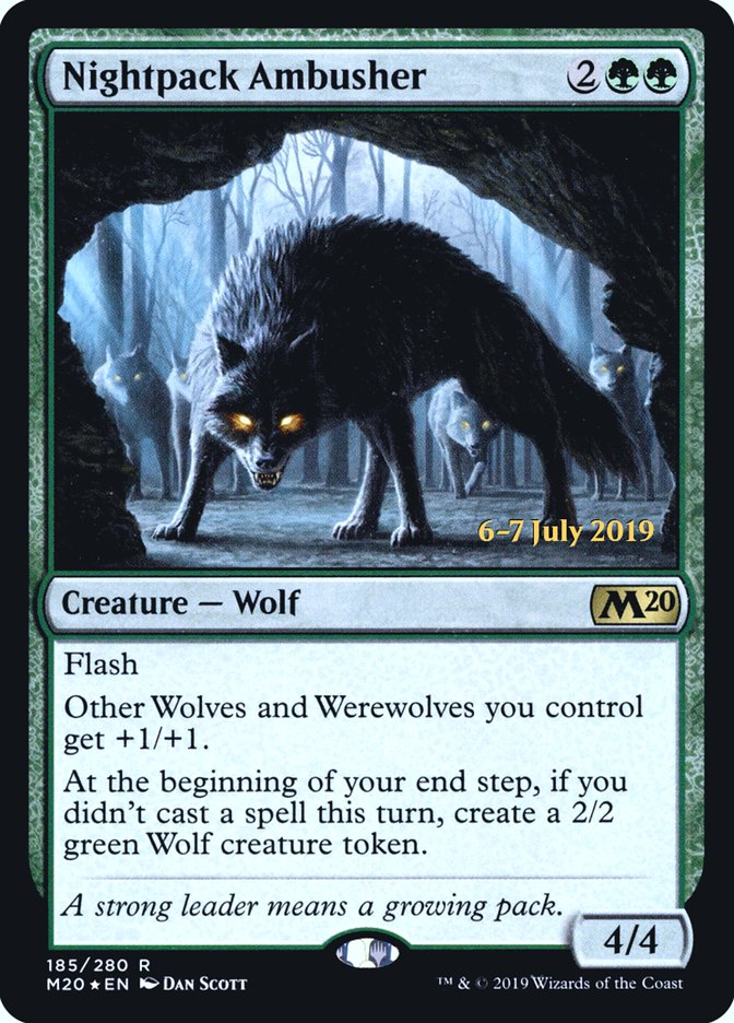 Nightpack Ambusher  [Core Set 2020 Prerelease Promos] | Play N Trade Winnipeg
