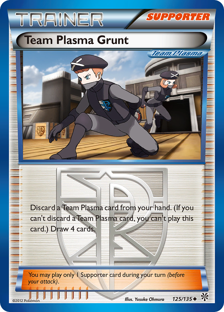 Team Plasma Grunt (125/135) [Black & White: Plasma Storm] | Play N Trade Winnipeg