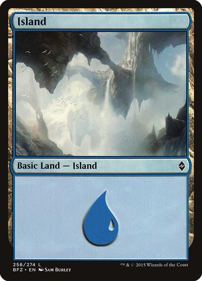 Island (256a) [Battle for Zendikar] | Play N Trade Winnipeg